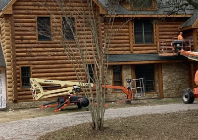 log cabin installation services