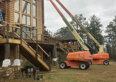 Log cabin building services
